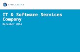 December 2014 IT & Software Services Company. IT/Software Services Company Profile  Founded in 1997  Headquartered in Falls Church, VA  Financially.