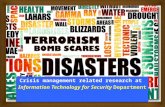 Crisis management related research at Information Technology for Security Department Crisis management related research at Information Technology for Security.