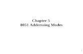 1 Chapter 5 8051 Addressing Modes. 2 Sections 5.1 Immediate and register addressing modes 5.2 Accessing memory using various address modes.