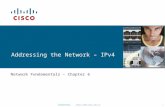 思科网络技术学院理事会.  1 Addressing the Network – IPv4 Network Fundamentals – Chapter 6.
