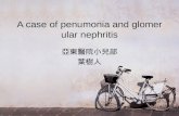 A case of penumonia and glomerular nephritis 亞東醫院小兒部 葉樹人.