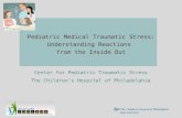 Pediatric Medical Traumatic Stress: Understanding Reactions from the Inside Out Center for Pediatric Traumatic Stress The Children’s Hospital of Philadelphia.