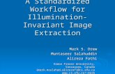 A Standardized Workflow for Illumination-Invariant Image Extraction Mark S. Drew Muntaseer Salahuddin Alireza Fathi Simon Fraser University, Vancouver,