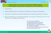 TWINNING SK 2002 IB/EN/03 NATURA 2000 Monitoring of habitats and species of European importance (WP 4.3) Monitoring of non-forest and forest habitat types.