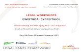 Sport Governance Conference In Partnership with the Legal Panel Framework Cynhadledd Llywodraethu Chwaraeon Mewn Partneriaeth â’r Fframwaith Panel Cyfreithiol.
