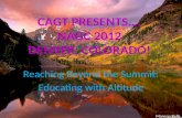 Reaching Beyond the Summit: Educating with Altitude Maroon Bells.