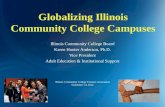 Globalizing Illinois Community College Campuses Illinois Community College Board Karen Hunter Anderson, Ph.D. Vice President Adult Education & Institutional.