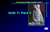 21st Century College English: Book 4 Unit 7: Part C.