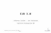 Copyright Callista Enterprise AB, 2005 Page:1 EJB 3.0 Johannes Carlén - Jan Västernäs Callista Enterprise AB.