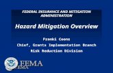 F EDERAL I NSURANCE AND M ITIGATION A DMINISTRATION Hazard Mitigation Overview Franki Coons Chief, Grants Implementation Branch Risk Reduction Division.