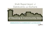 WEBGRANTS.COMMUNITY.UTAH.GOV Division of Housing & Community Development.