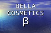 BELLA COSMETICS β. OUR COMPANY Founded by John and Mary Bella 10 years ago. First successful product was E-Z Hair. Today, Bella Cosmetics has produced.