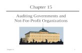 Chapter 151 Auditing Governments and Not-For-Profit Organizations.