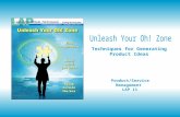 Product/Service Management LAP 11 Techniques for Generating Product Ideas.