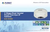 3 Mega-Pixel Vandal Proof Fish-Eye IP Camera ICA-8350.