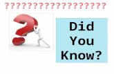 Did You Know? ??????????????????. Mathematics Educators to the Career and College Ready Conference A Quick Look at Critical Topics in Mathematics Reform.