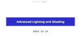 컴퓨터 그래픽스 2002-2 Advanced Lighting and Shading 2002. 10. 14.
