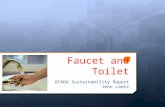 Faucet and Toilet OCADU Sustainability Report Jenn Lantz.