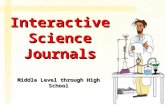 Interactive Science Journals Middle Level through High School.