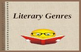 Literary Genres. What is a Genre? Definition: categories used to group different types of literary work (like non-fiction, fiction and poetry).