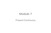 Module 7 Present Continuous. What’s the weather like? It’s snowing. It’s raining. It’s sunny.