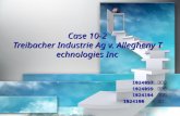 Case 10-2 Treibacher Industrie Ag v. Allegheny Technologies Inc 1024097 王梦茜 1024099 吴潇婷 1024104 潘春云 1024100 李婕.