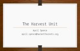 The Harvest Unit April Spence april.spence@hacketthornets.org.