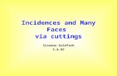 Incidences and Many Faces via cuttings Sivanne Goldfarb 5.6.07.