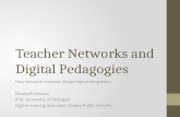 Teacher Networks and Digital Pedagogies How Network Contexts Shape Digital Integration Elizabeth Homan PhD, University of Michigan Digital Learning Specialist,