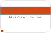 Helpful Guide for Members IMFFA Social Community 1.