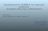 Development of SCWRL4 for improved prediction of protein side-chain conformations In collaboration with Moscow Engineering & Physics Institute © George.