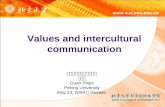 北京大学新闻与传播学院 关世杰 Guan Shijie Peking University May 13, 2009 ， Sweden Values and intercultural communication.