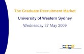 © Australian Association of Graduate Employers Ltd The Graduate Recruitment Market University of Western Sydney Wednesday 27 May 2009.