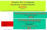 CARESG, 13 Sep 2006V. Palladino Report on BENE Activities Beams for European Neutrino Experiments (BENE) subtitle: A Network aiming at a consensual road.