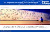OCTOBER, 2003 IT Competencies for Assurance Practioners Changes to the CICA’s Education Process….