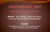 Hosts: Jue WANG, Cameron BALL, Lucy LI, Ifeanyi David NwokeabiaI-CAN International graduate students association for Career development And Networking.