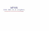 WPAN IEEE 802.15.4 (ZigBee). WPAN < 10 m Bluetooth 、 UWB 、 Zigbee WLAN < 150 m 11 – 54 Mbps 802.11 HiperLAN/2 WMAN < 5 km 802.16 – 70 Mbps LMDS – 38 Mbps.
