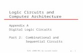 A - RLAC (2008-09) by Luciano Gualà1 Logic Circuits and Computer Architecture Appendix A Digital Logic Circuits Part 2:Combinational and Sequential Circuits.