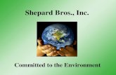 Shepard Bros., Inc. Committed to the Environment.
