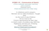 St. Mary’s Knanaya Church, Philadelphia HYMN # 8 – Communion of Saints (Thiru sutharai varuvaan namme) തിരു സുതരായി വരുവാന് General hymn Priest