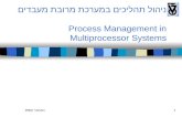 נובמבר 2002 1 ניהול תהליכים במערכת מרובת מעבדים Process Management in Multiprocessor Systems.