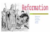 Sherry Tracy Alison Jane Rose. 馬丁路德（ Martin Luther)1483~1546  A theologian who initiated the Protestant Reformation Protestant Reformation  The Ninety-Five.