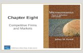 © 2008 Pearson Addison Wesley. All rights reserved Chapter Eight Competitive Firms and Markets.