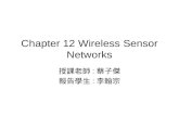 Chapter 12 Wireless Sensor Networks 授課老師 : 蔡子傑 報告學生 : 李翰宗.