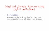 Digital Image Processing (معالجة الصور الرقمية) Definition: Computer-based manipulation and interpretation of digital images.