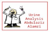 Urine Analysis Abdulaziz Alamri. Macroscopic Examination.