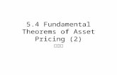 5.4 Fundamental Theorems of Asset Pricing (2) 劉彥君.