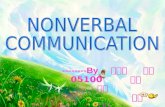 --------By 黄燕君 李竞 05100 芦俊 张 雪 钱磊 刘 戈 彭凤雁. Most classifications divide nonverbal message into two comprehensive categories: Ⅰ.primarily produced by