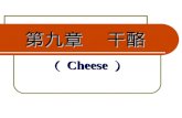 第九章 干酪 （ Cheese ）. 第一节 干酪的概念和种类 一、 干酪的概念 干酪是一种乳浓聚物，其基础干固物主要是蛋白 质，实际是酪蛋白和脂肪，液体称为乳清。在生