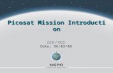 Picosat Mission Introduction 莊哲男 / 林信嘉 Date: 96/03/08.